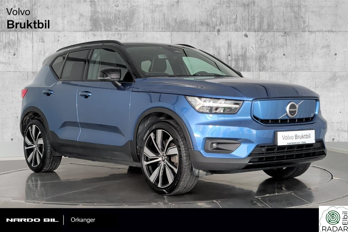 VOLVO XC40 P8 - 408 Hk - AWD - H.FESTE - 360* - PANO - LAV Km.