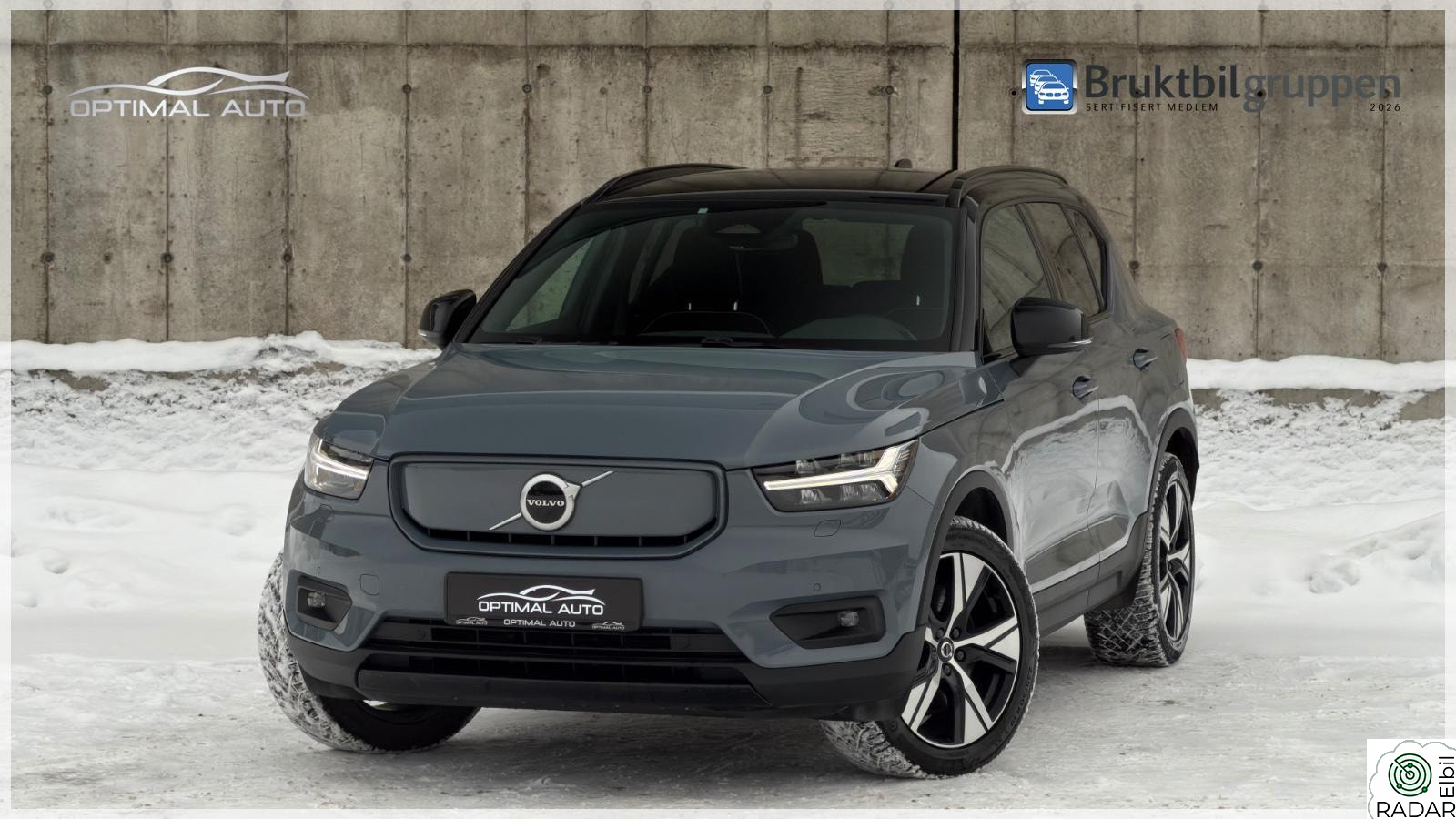 VOLVO XC40 P8 Recharge AWD R-Design/ACC/DAB/R.Kam/H.Feste/HarmanK/