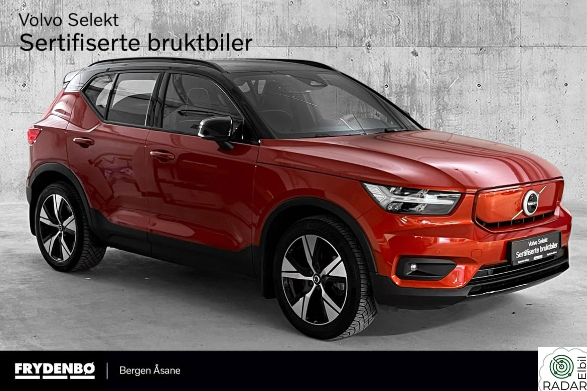 VOLVO XC40 Recharge P8 STOL.PK|LYS.PK|LAST.PK|V.PUMPE|8år*