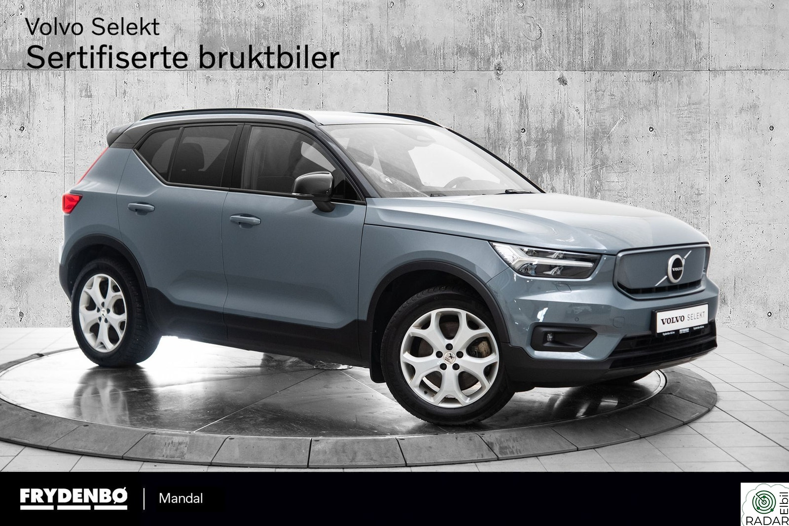 VOLVO XC40 Recharge P8 KROK|VARME.P|TONEDE|7år*
