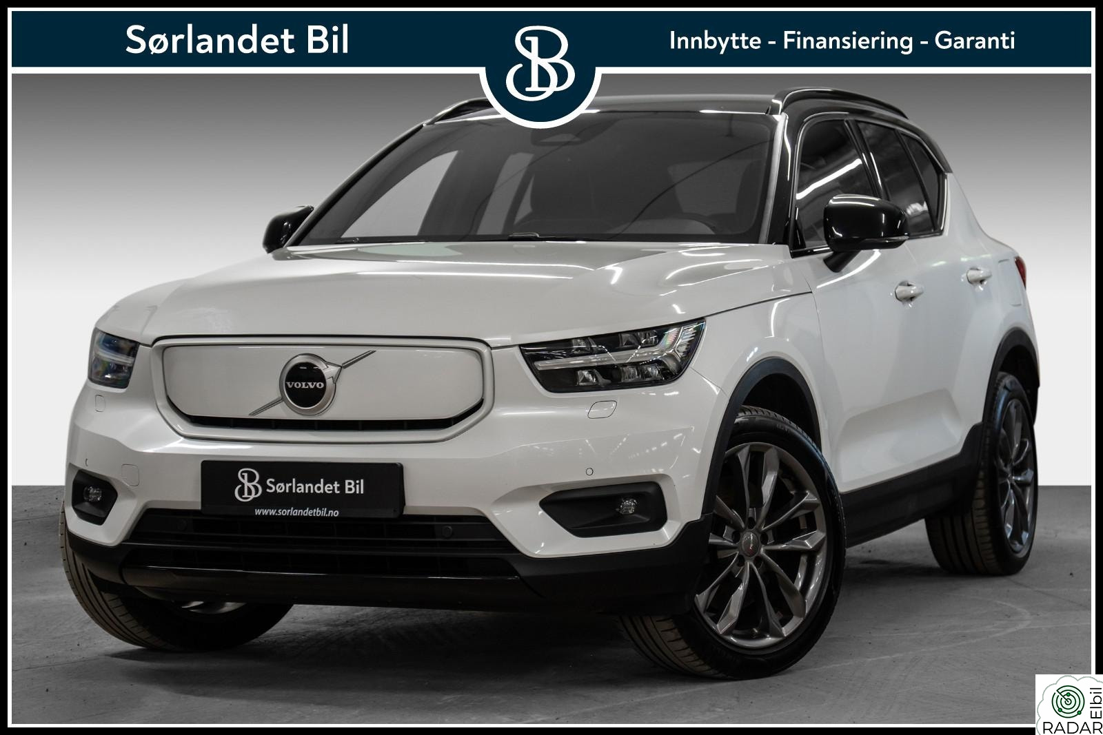 VOLVO XC40 P8 RECHARGE AWD / ACC / KAMERA / KROK / 19" ALU