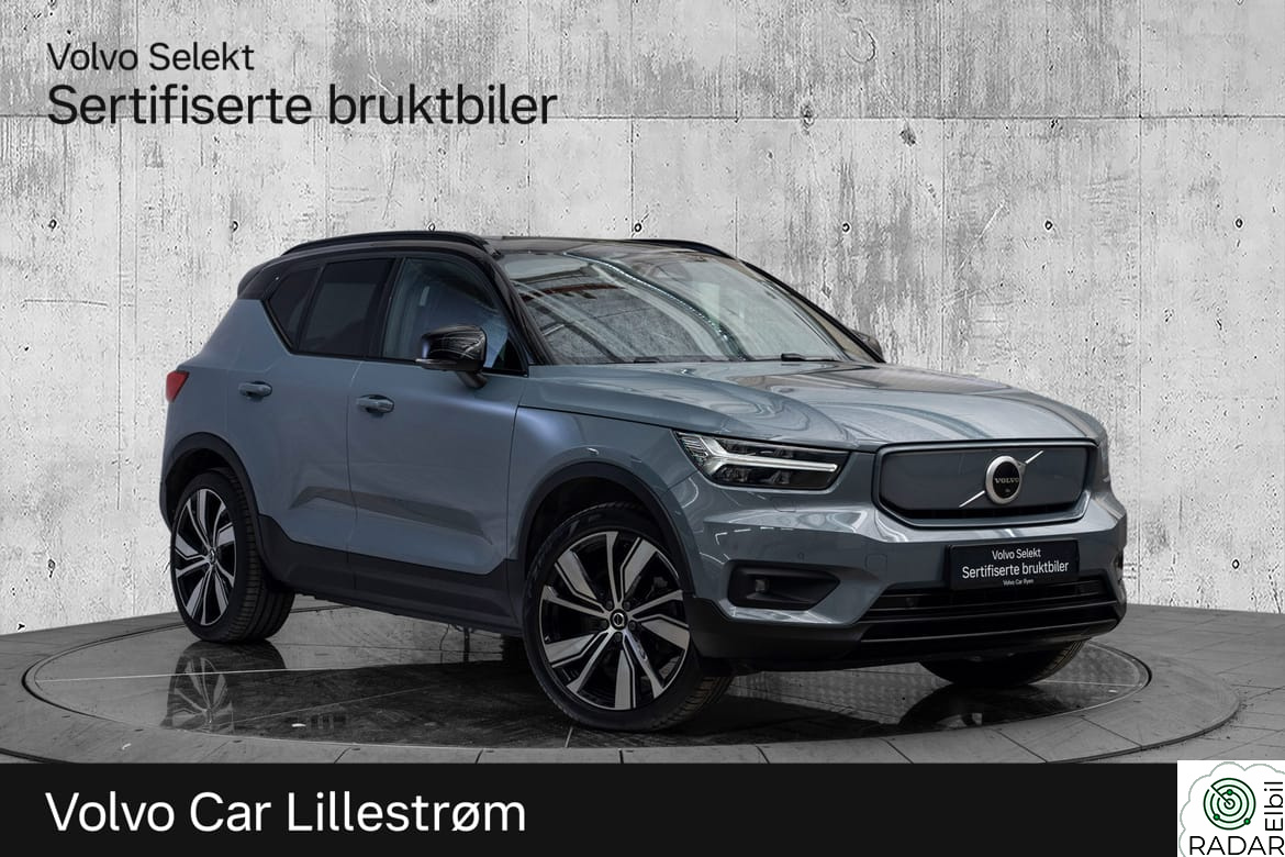 VOLVO XC40 El. P8 AWD Recharge 408Hk. Hengerfeste!