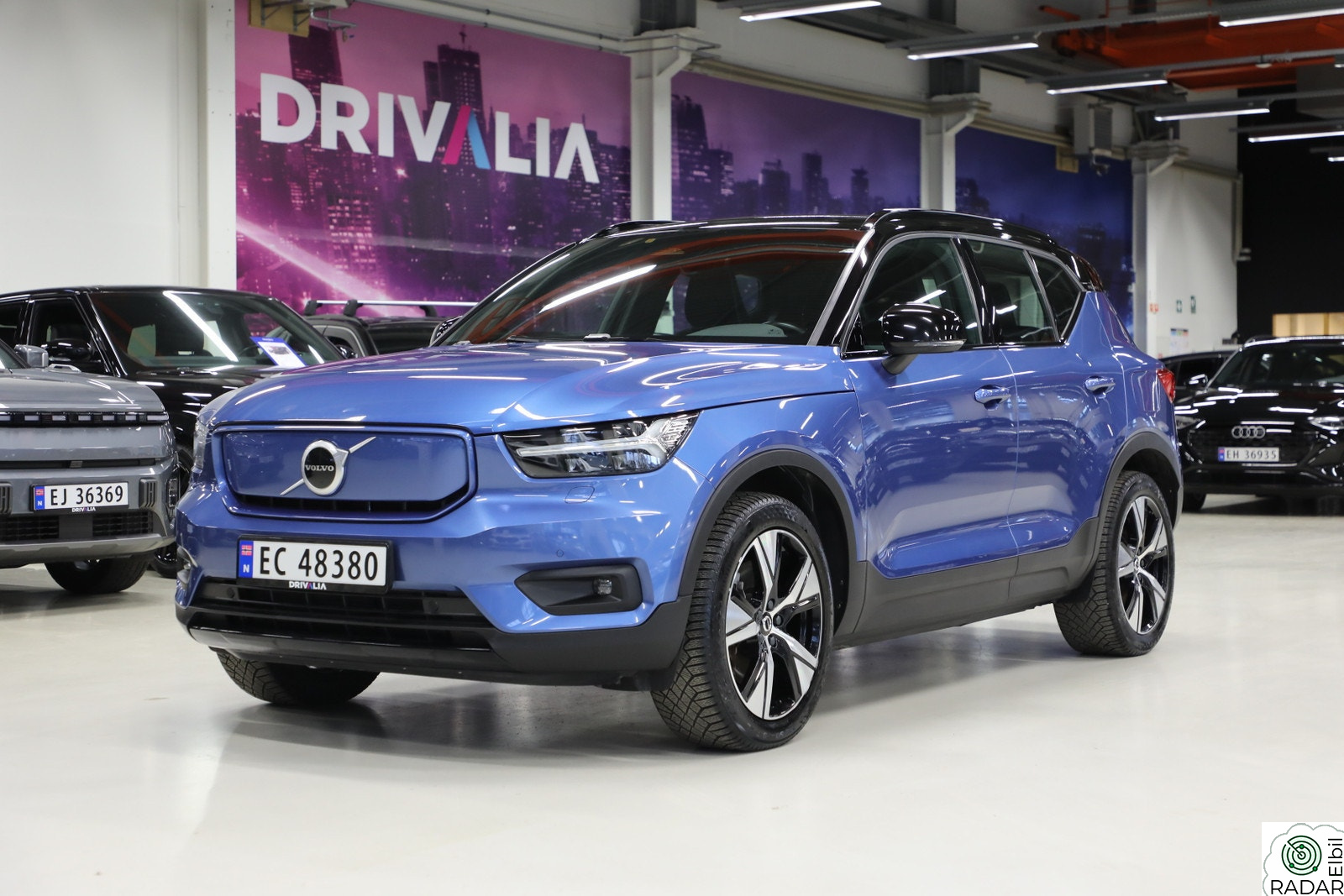 VOLVO XC40 P8 AWD Recharge/408HK/Led/Acc/Krok/El. seter/Varmepumpe