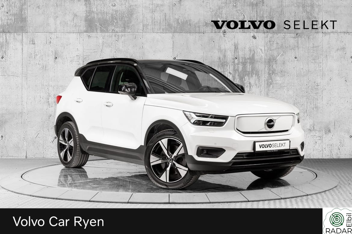 VOLVO XC40 P8 AWD Recharge 408Hk. Hengerfeste!