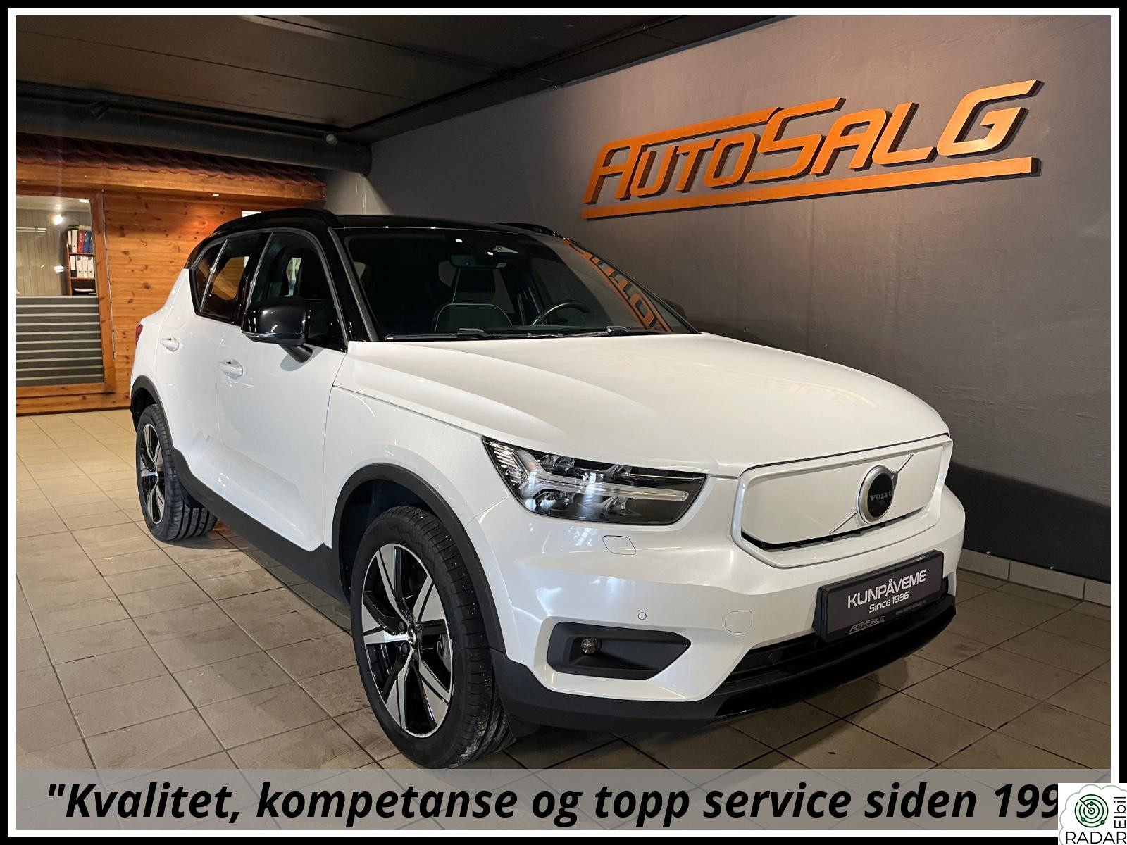 VOLVO XC40 Recarge P8 408hk AWD Aut Navi/ACC/LED/Kamera/Varmepumpe