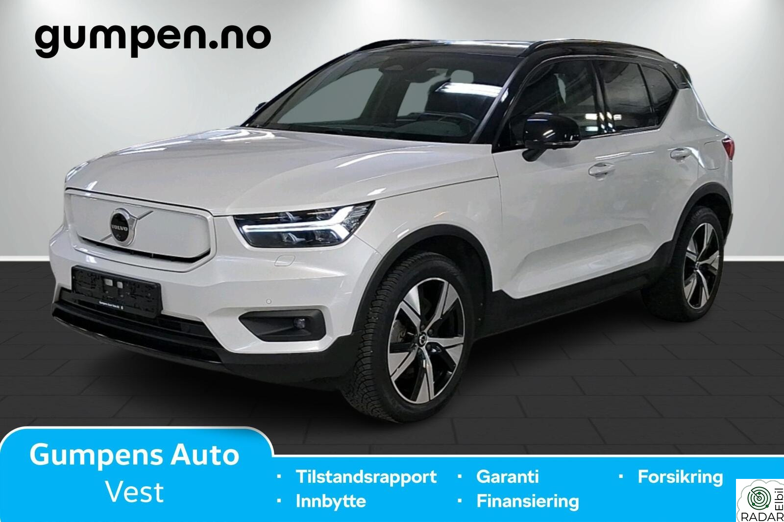 VOLVO XC40 Recharge Twin 408 hk AWD Pro, tilhengerfeste,