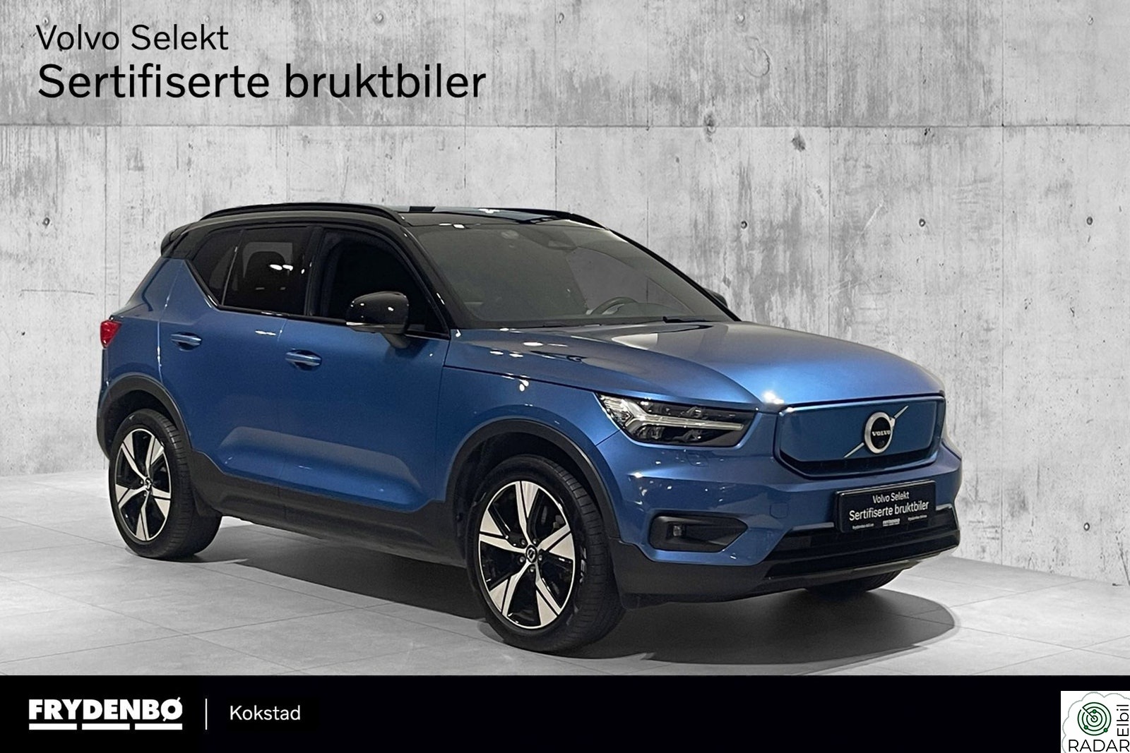 VOLVO XC40 Recharge P8 KROK|PANO|LOUNGE.PK|360|H&K|TONEDE|8år*
