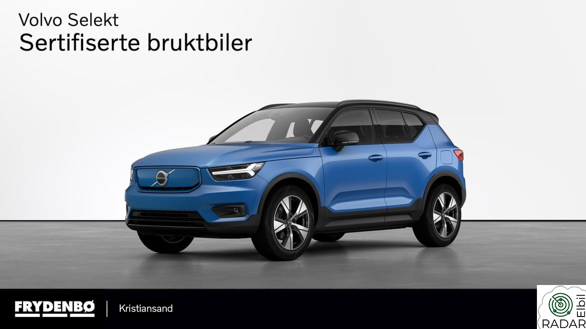 VOLVO XC40 Recharge P8 SEMI.EL.HF|LYS.PK|STOL.PK|19"|TONEDE|8år*
