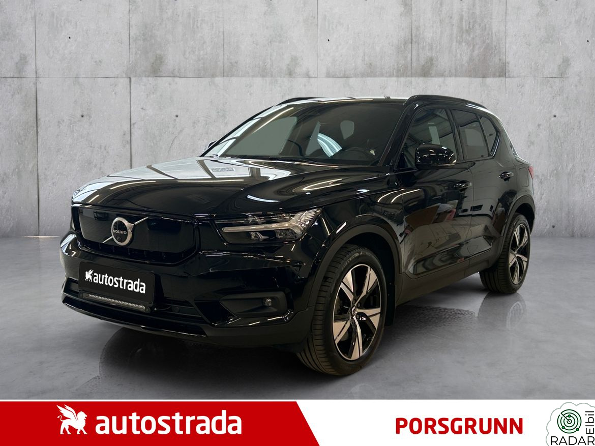 VOLVO XC40 Twin 408 hk AWD, Sort skinn, 360` kamera, H.Feste, mm
