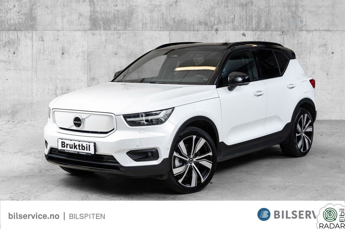 VOLVO XC40 Recharge Twin Pro/Krok/20"/360/Varmep./Helskinn/Pano.