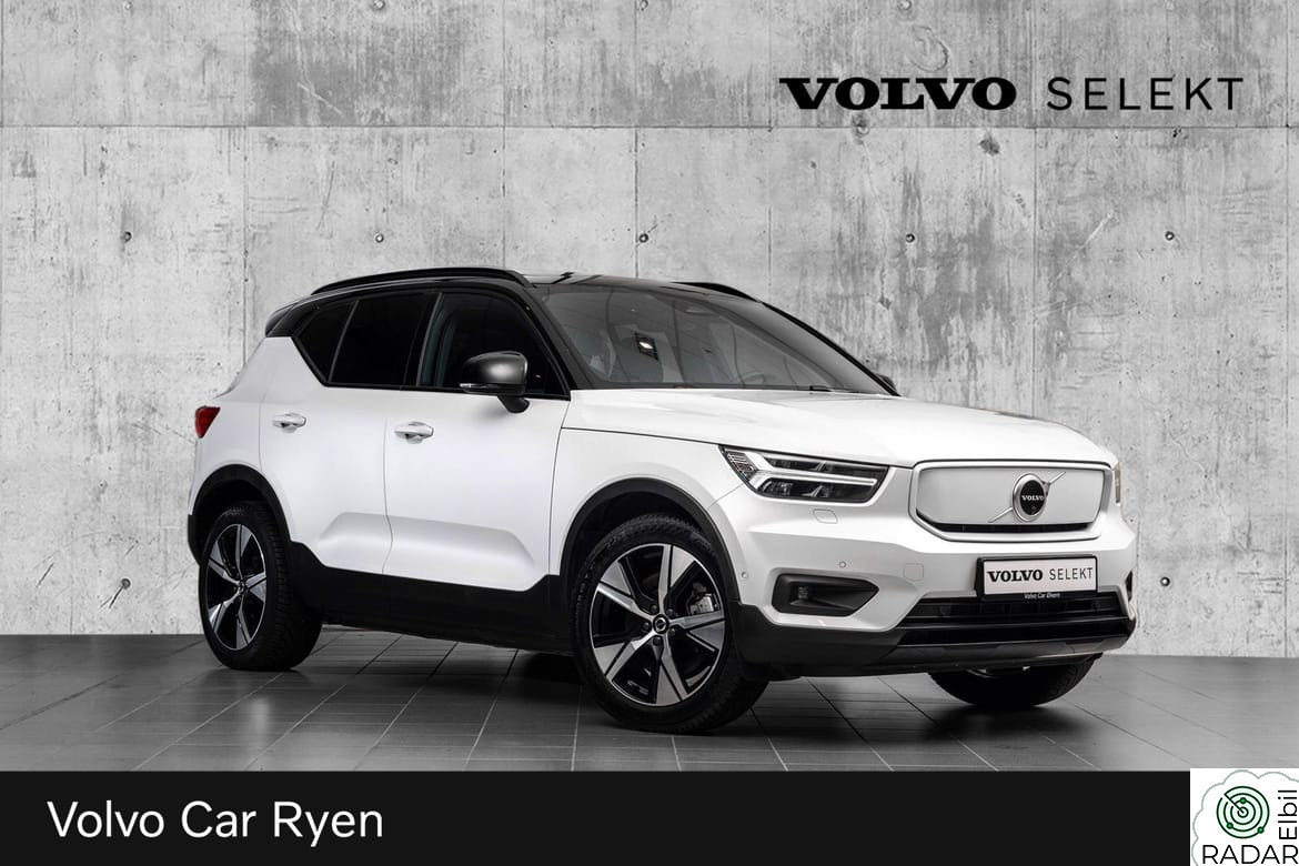 VOLVO XC40 Recharge Twin PRO 408Hk. Topputstyrt!