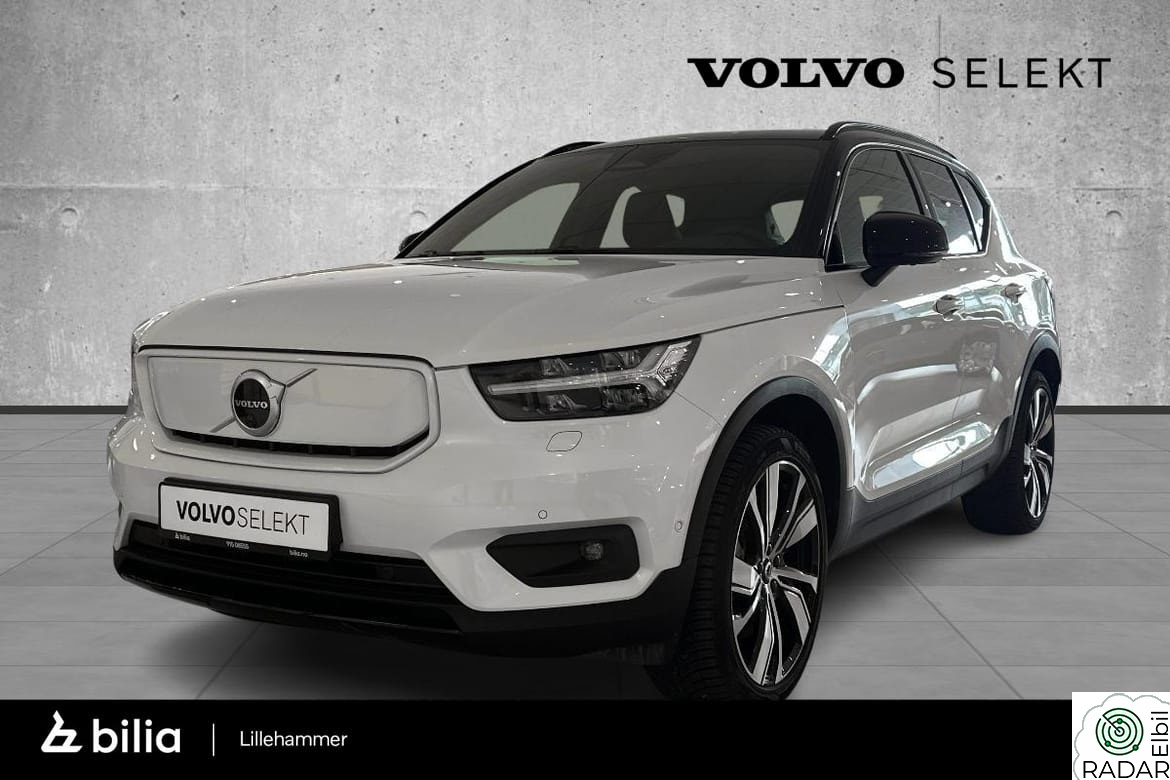 VOLVO XC40 Recharge Twin Pro, H.Feste, 360° kam, varmepumpe, H&K+