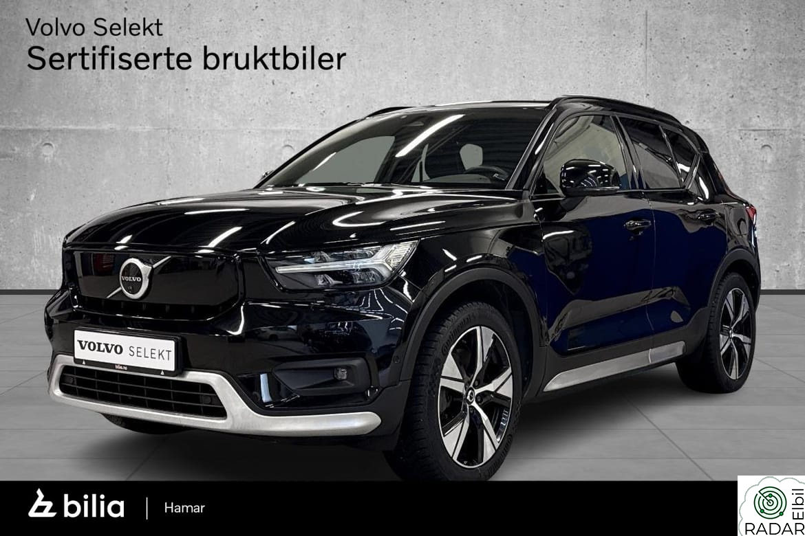 VOLVO XC40 AWD P8 Recharge, 360° kamera, aktive LED, varmepumpe++