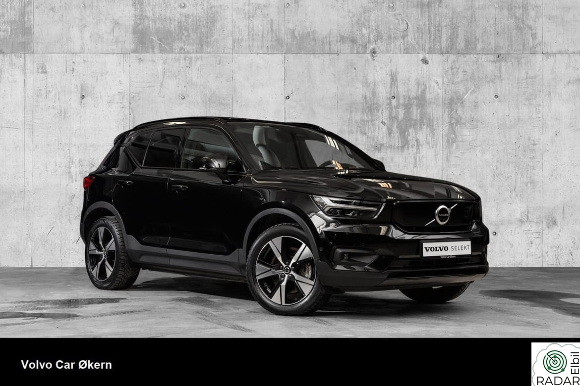 VOLVO XC40 Recharge Twin PRO 408Hk. Topputstyrt! Lav Km.Stand!