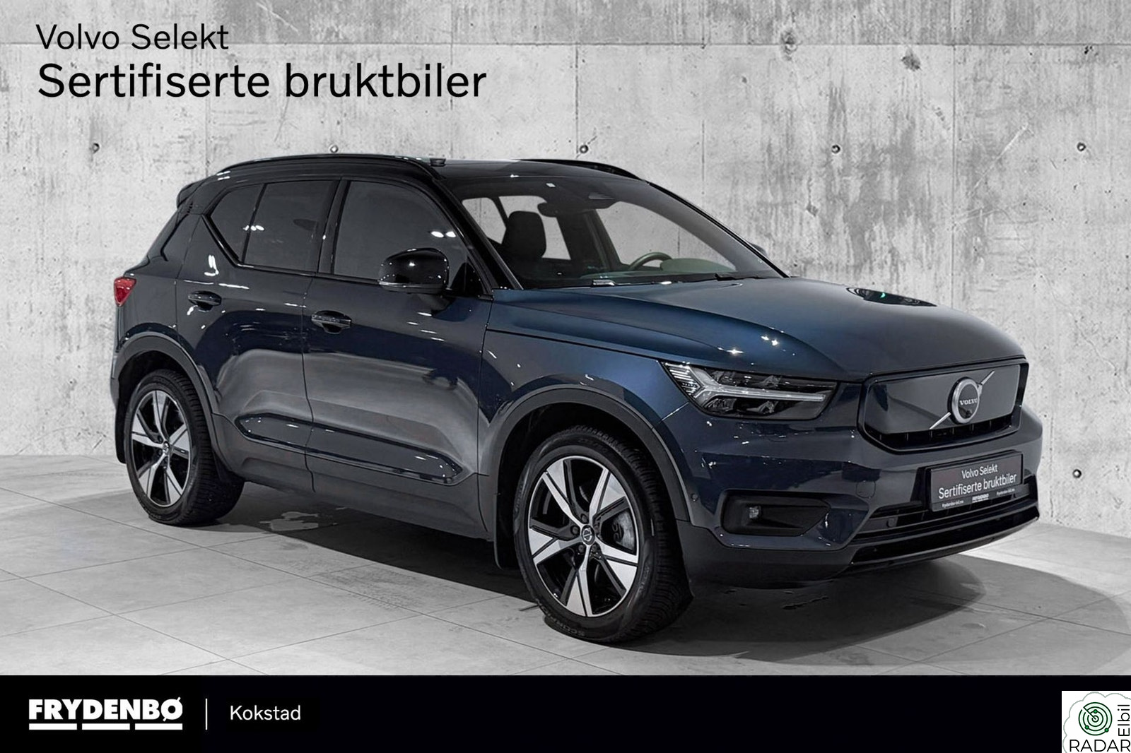 VOLVO XC40 Recharge Twin Pro KROK|PANO|19"|H&K|360|TONEDE|8år*