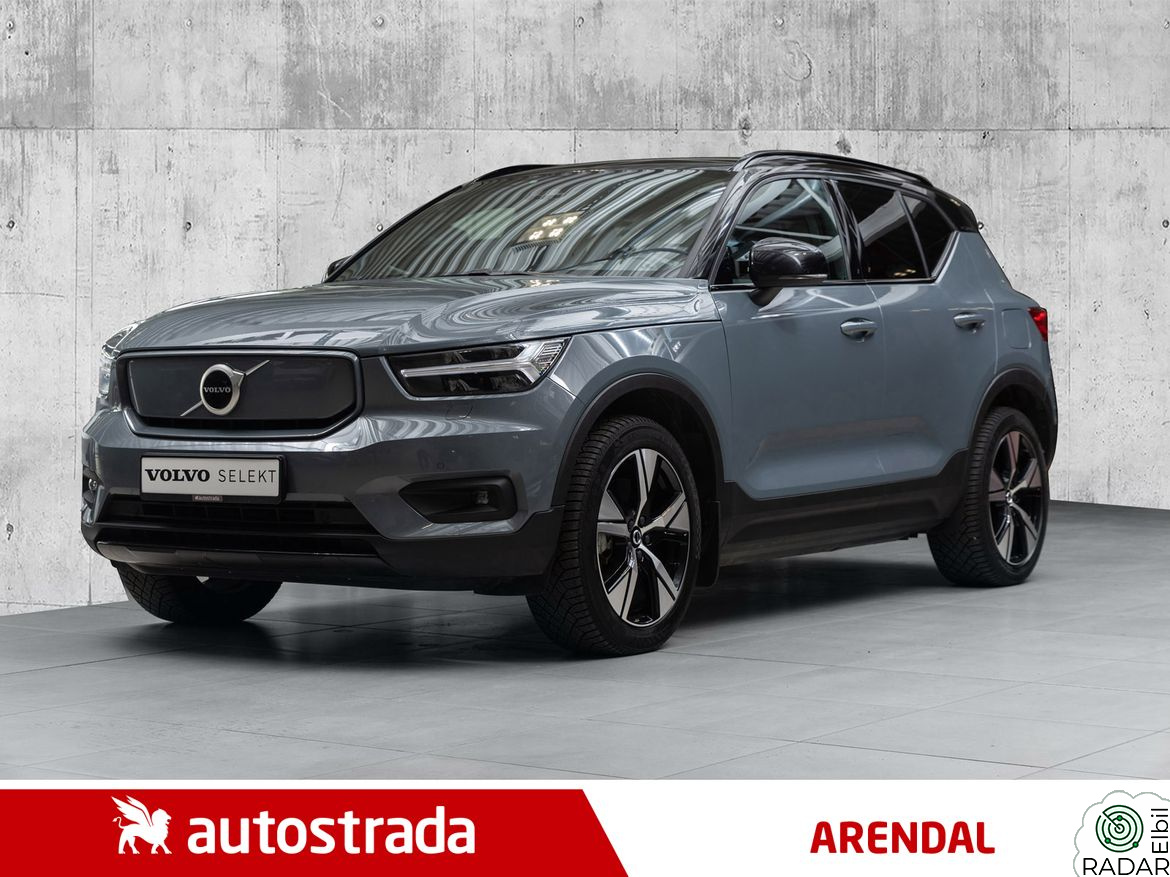 VOLVO XC40 P8 AWD krok / mørke ruter / minne / keyless / r.kam