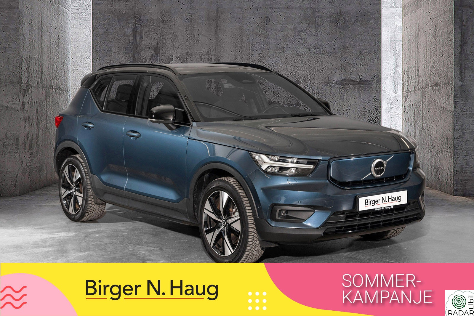 VOLVO XC40 Recharge Twin 408 hk AWD Pro LEVERINGSKLAR! GLASSTAK!