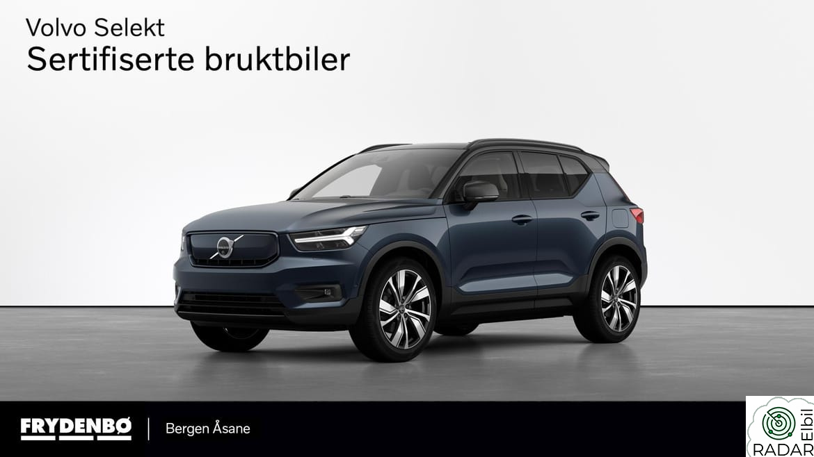 VOLVO XC40 Recharge Twin Pro KROK|20"|H&K|PANO|360|8år*