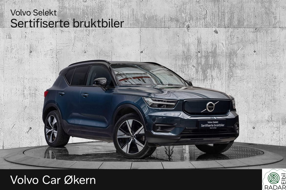 VOLVO XC40 El. Twin Pro 408Hk. Topputsyrt!