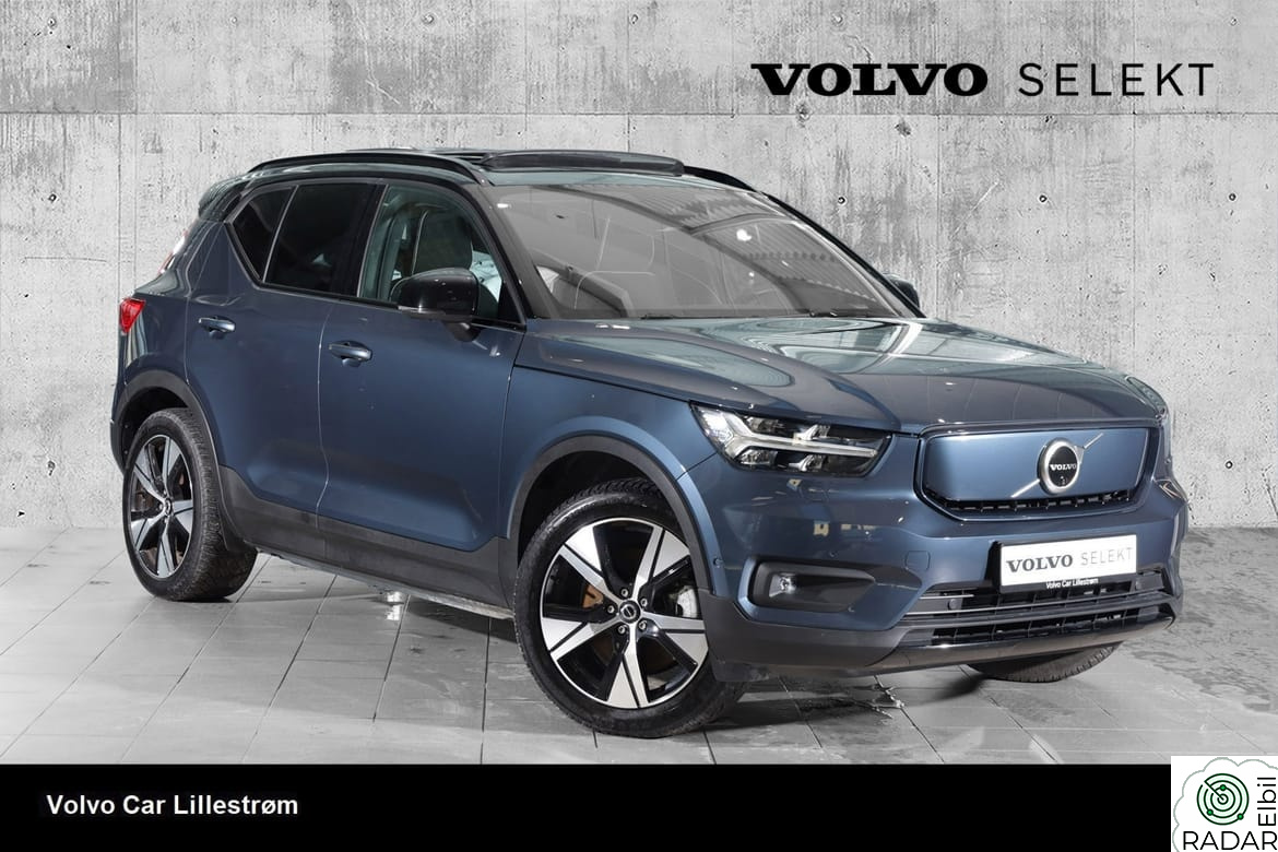 VOLVO XC40 EL-bil Twin Pro Fyldig Utstyrsliste!