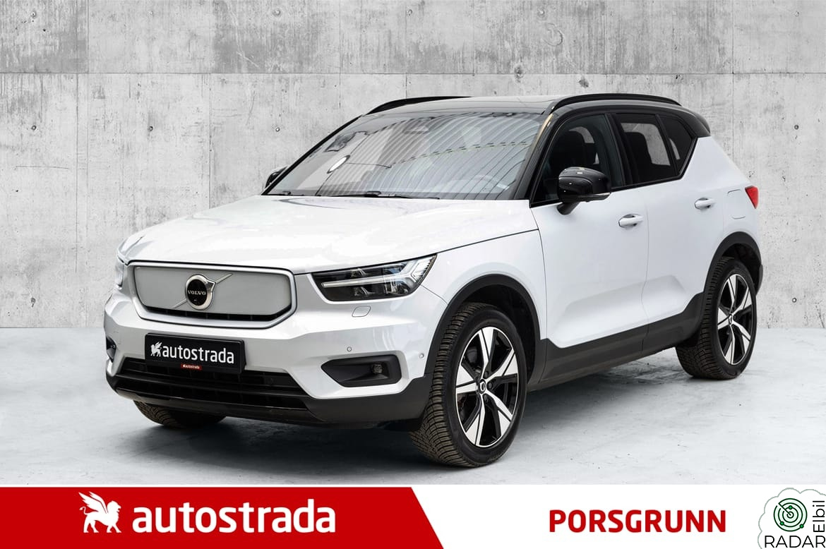 VOLVO XC40 P8 AWD, PRO, Soltak, H.feste. El.seter, Navi, 360` Kam