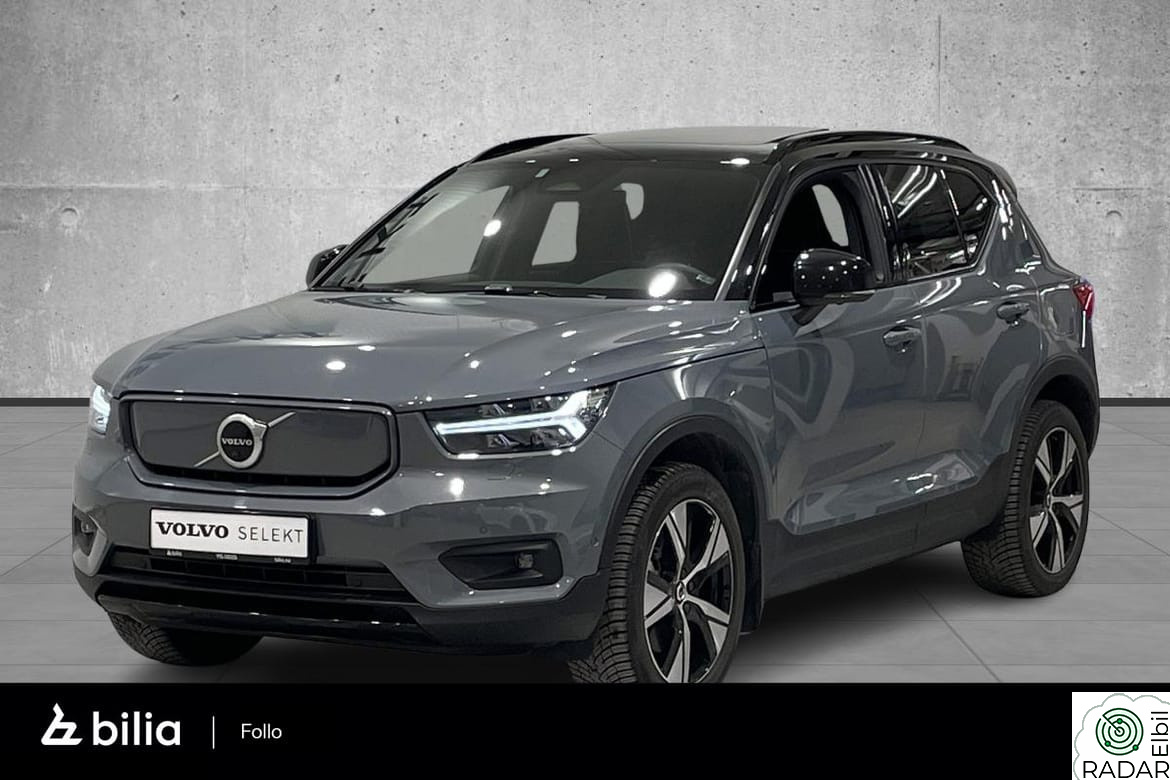 VOLVO XC40 Recharge Twin Pro-Parkeringskamera 360,krok++