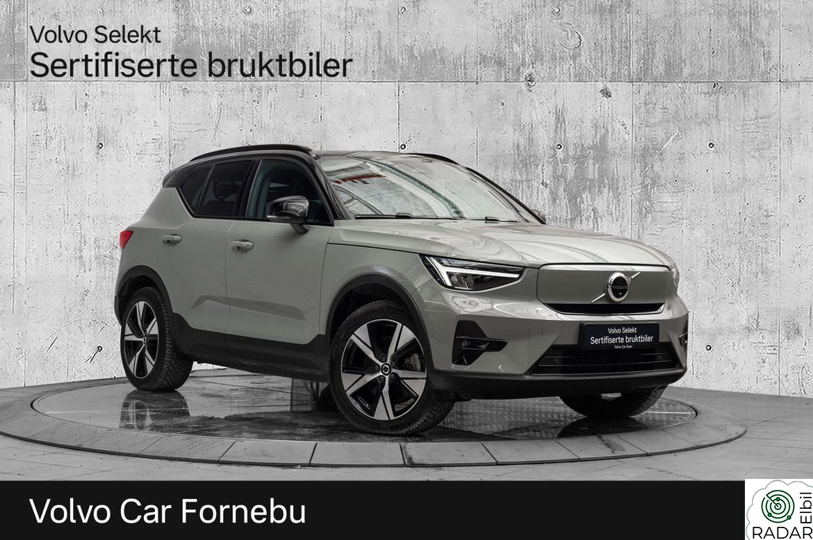 VOLVO XC40 El. Twin Ultimate 408Hk. Topputstyrt!