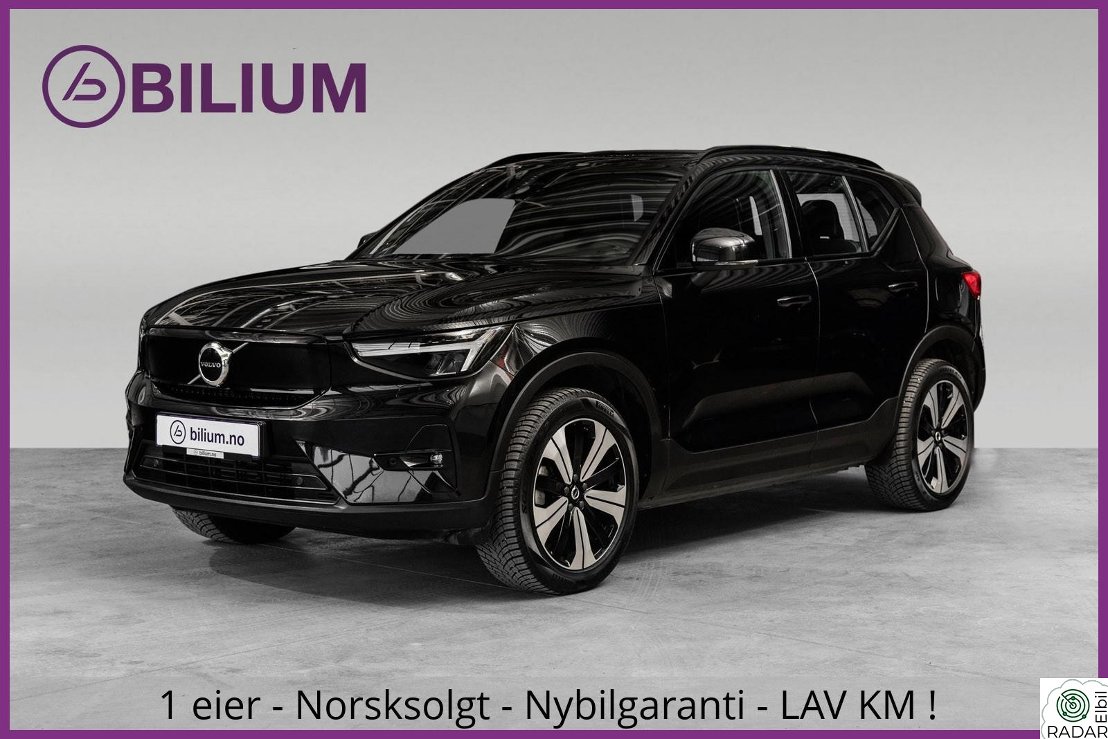 VOLVO XC40 408hk AWD EL Recharge Twin Plus 435 km | Norsk/Garanti