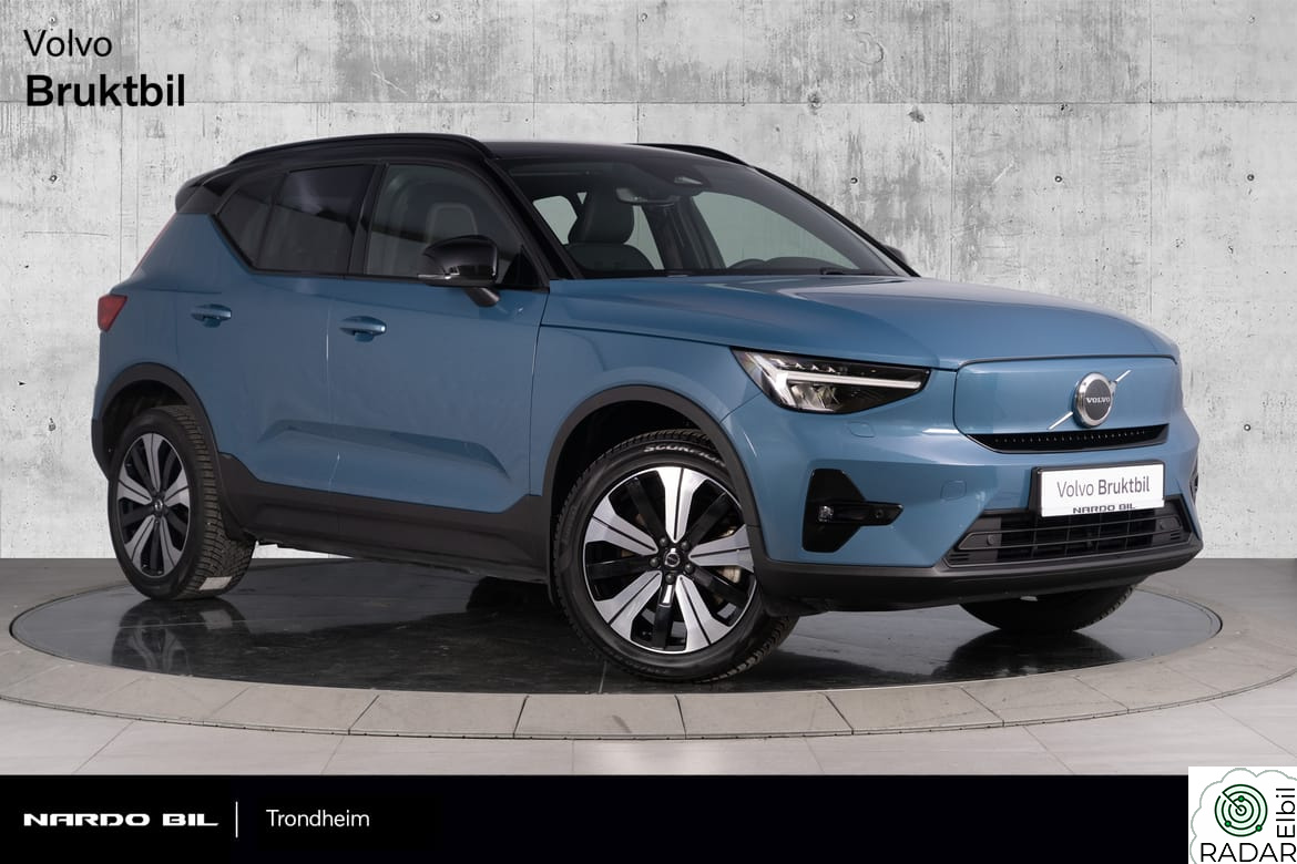 VOLVO XC40 Plus 408 hk. Varmepumpe/VOC/Krok/Induktiv lader