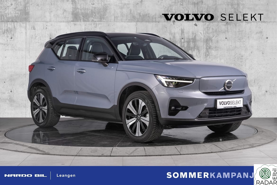 VOLVO XC40 408hk Plus. Sommerkampanje med rente fra 2,99%