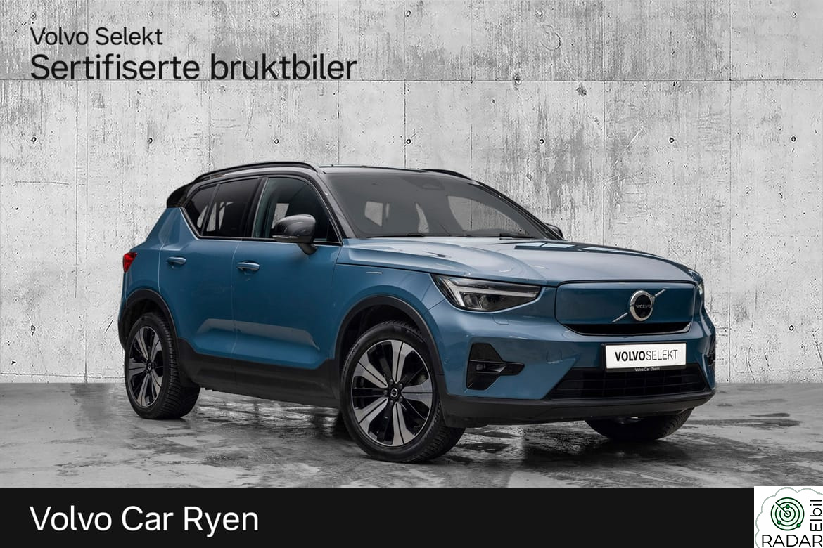VOLVO XC40 El. Twin Ultimate 408Hk. Topputstyrt!