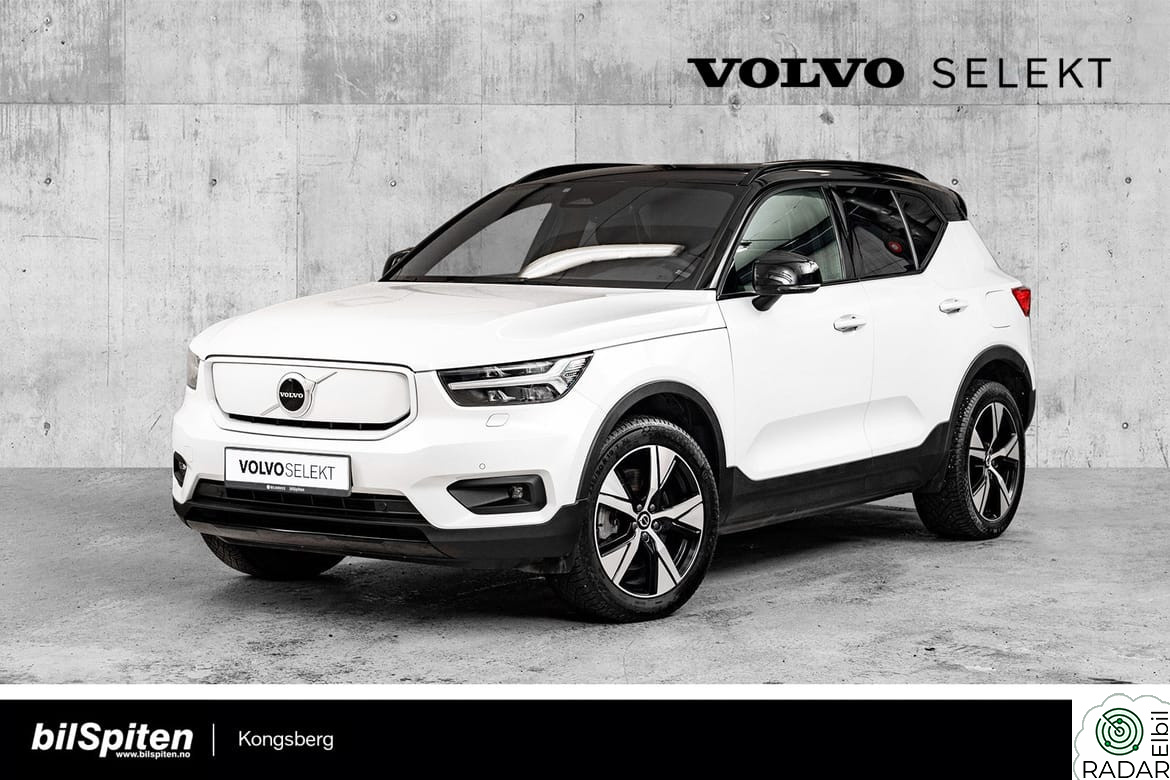 VOLVO XC40 Recharge Plus/FWDVarmepumpe/20"/Mørke ruter