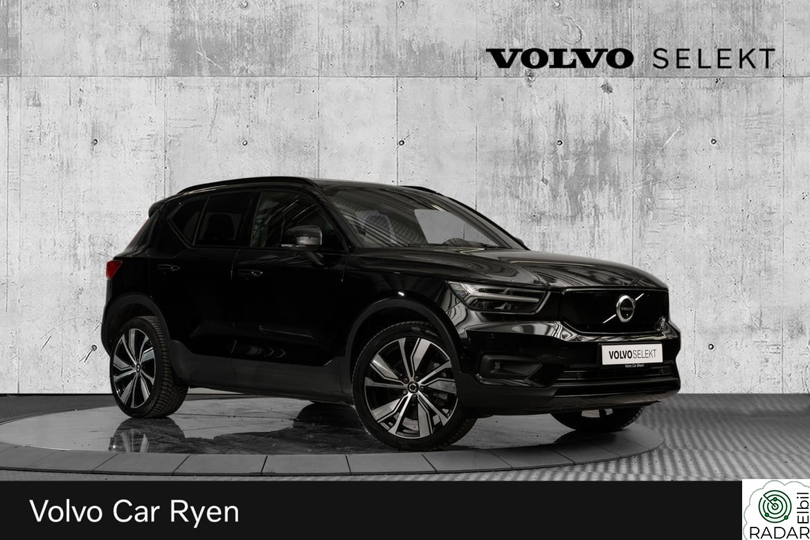 VOLVO XC40 Recharge FWD PRO 231Hk. - Topputstyrt!