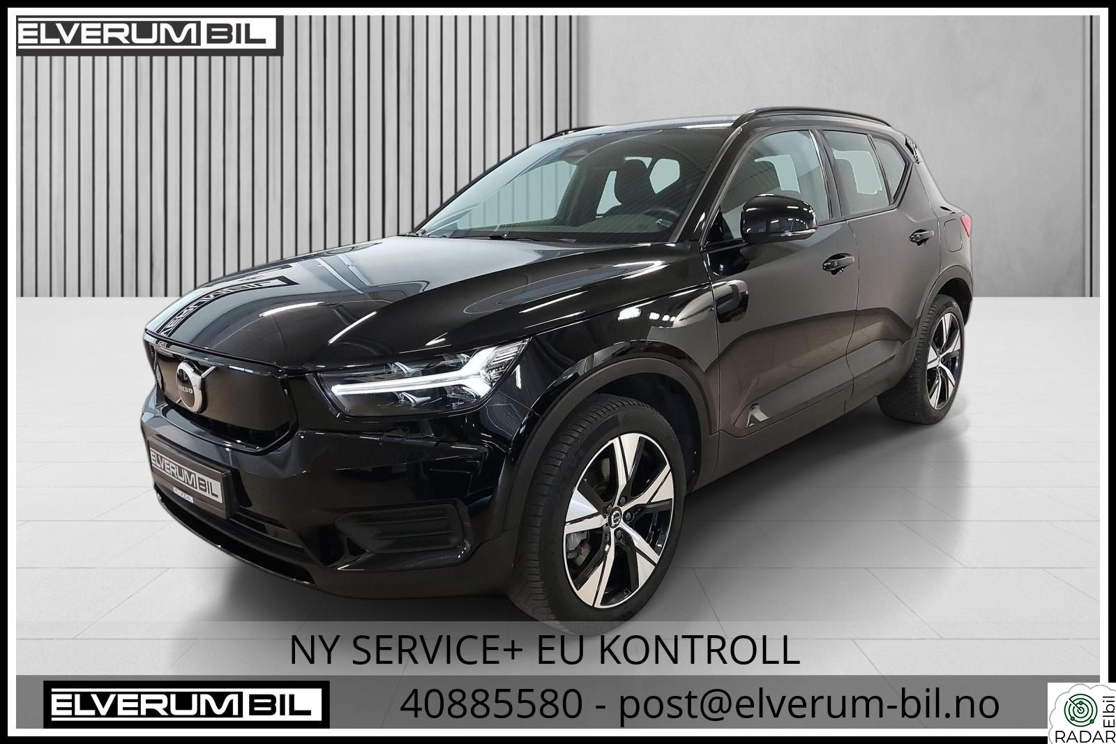 VOLVO XC40 Recharge Core NyBilGaranti H-feste/V.ratt/Navi/Keyless