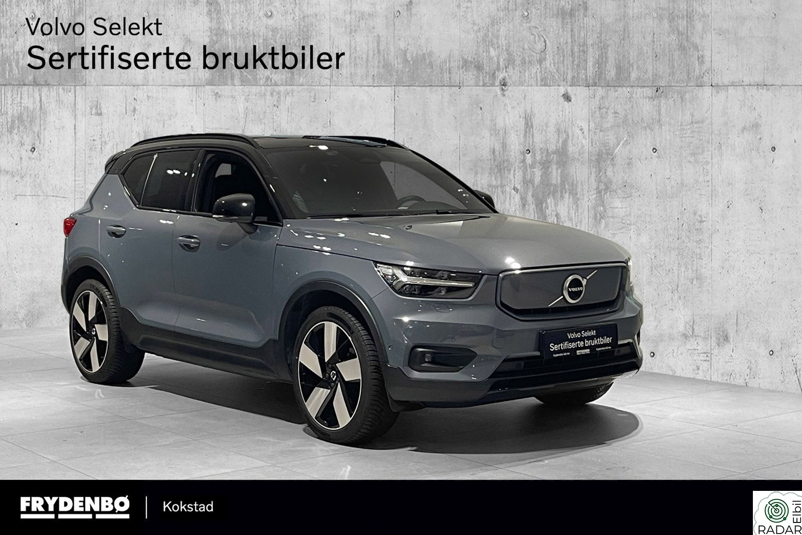 VOLVO XC40 Recharge Pro FWD KROK|PANO|20"|360|H&K|TONEDE|7år*