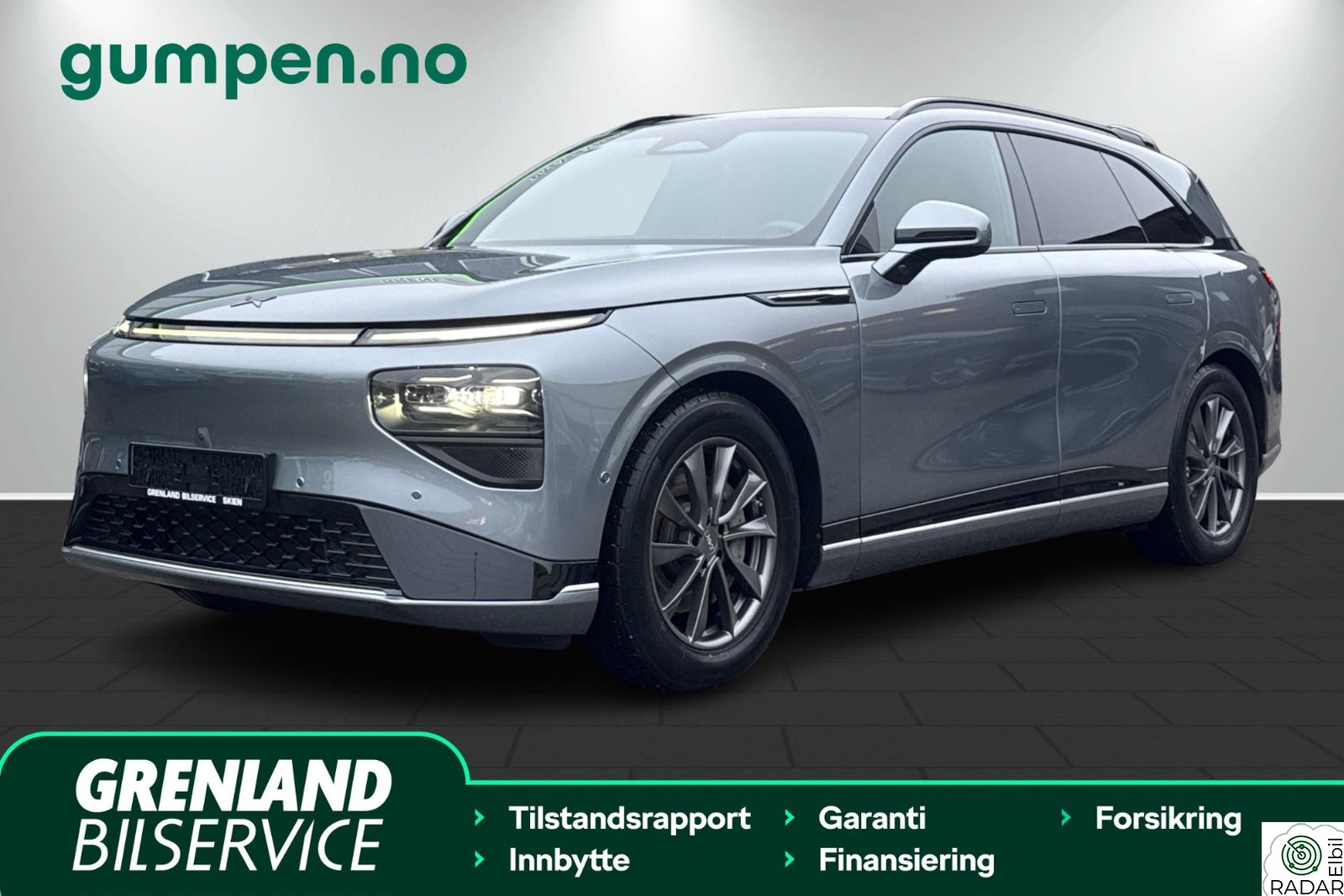 XPENG G9 LR 4WD Performance, Skinn, Hengerfeste, Glasstak