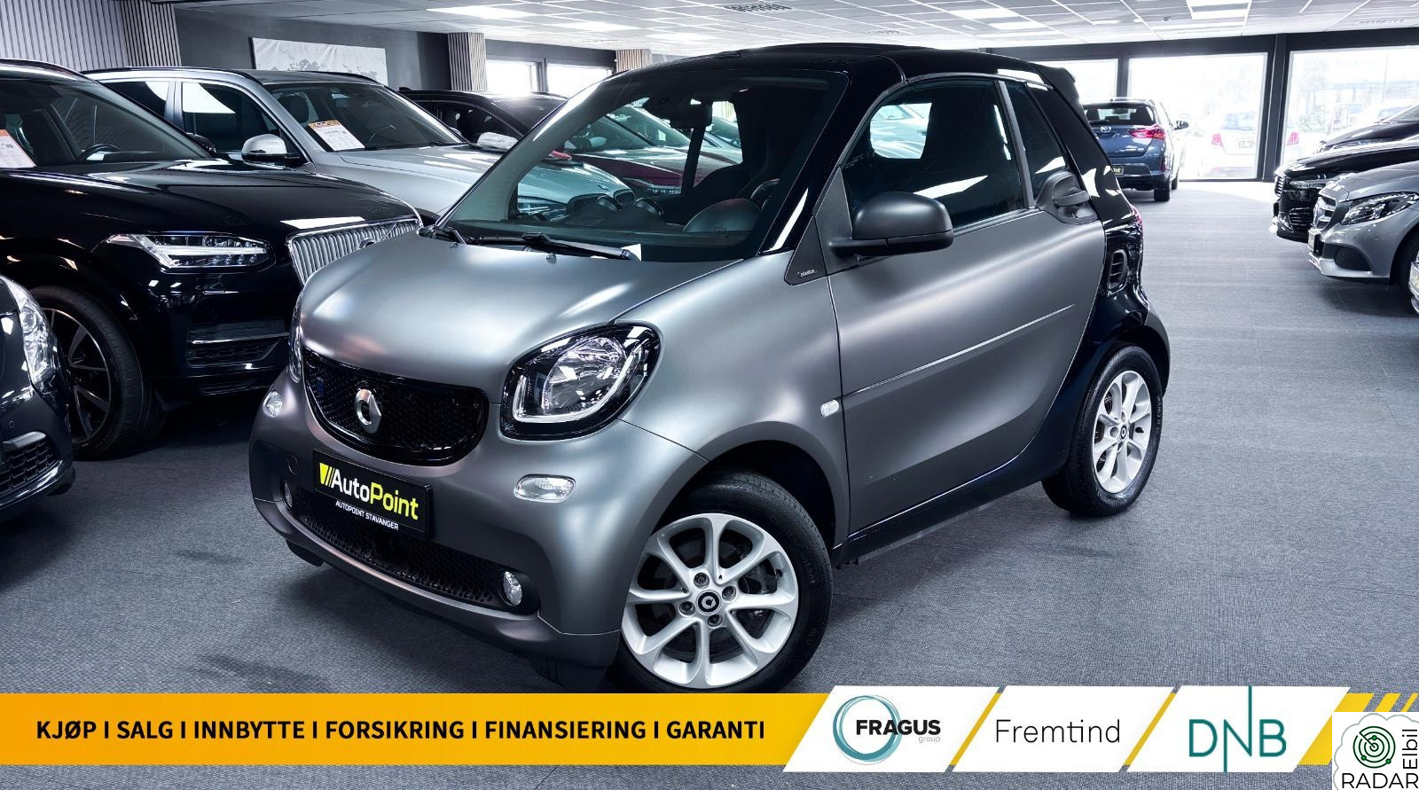 SMART fortwo cabrio ed CABRIO/82HK/160KM/AUTOMAT/S-V-DEKK