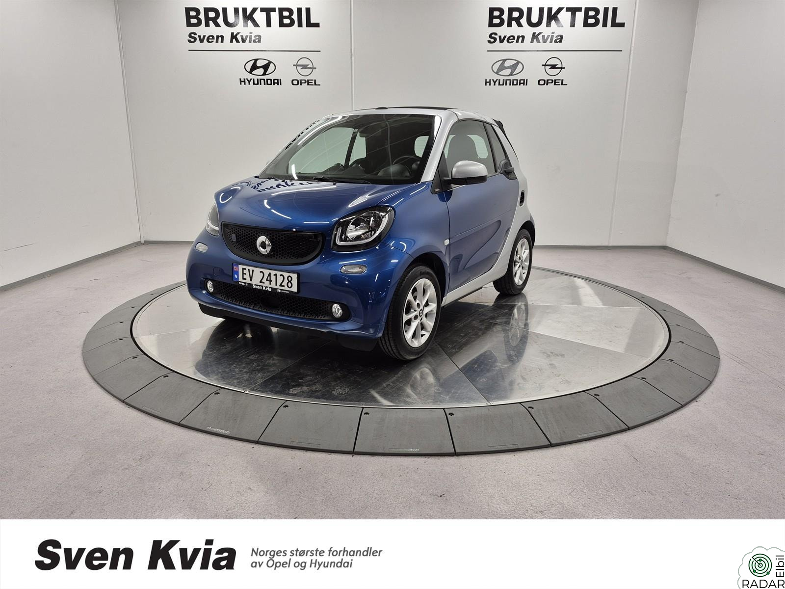 SMART EQ fortwo cabrio NORSK PASSION 18KWT 155KM NAVI CARPLAY DAB LED CRUISE