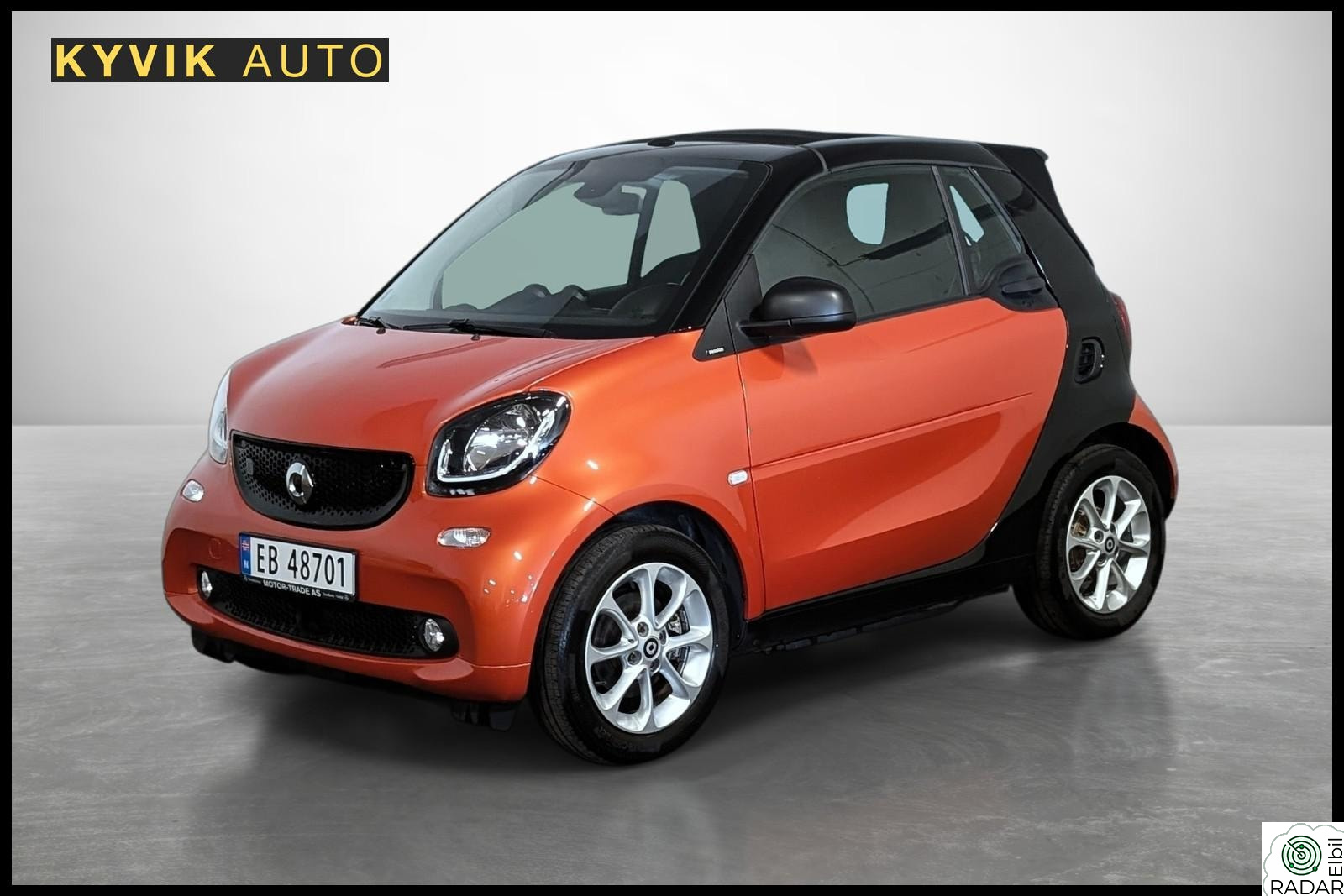 SMART EQ fortwo cabrio EQ Passion 82hk Automat | Cabriolet | LED | Varme i rat