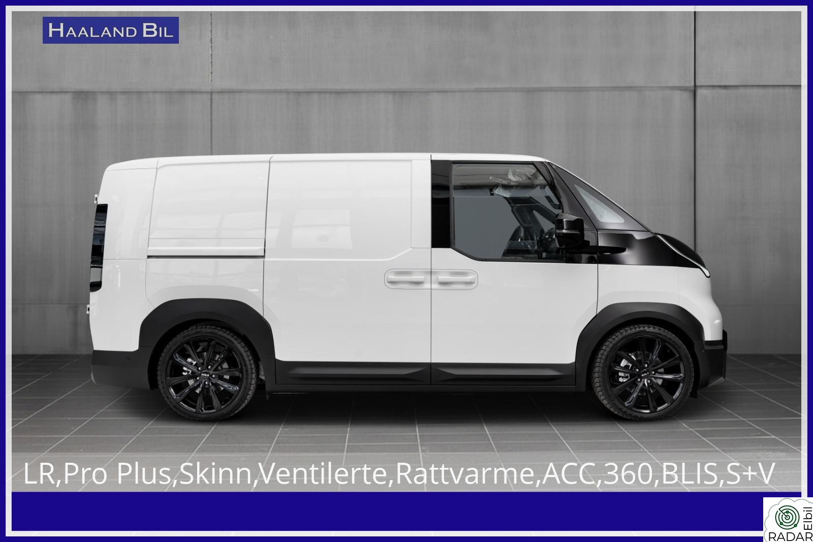 KIA PV5 LR,Pro Plus,Skinn,Ventilerte,Rattvarme,ACC,360,BLIS,S+V