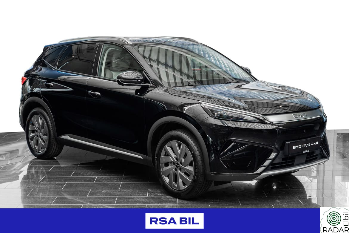 BYD ATTO 3 EVO Nyhet byd EVO 4x4/470WLTP/TOPPUTSTYRT/2,99%