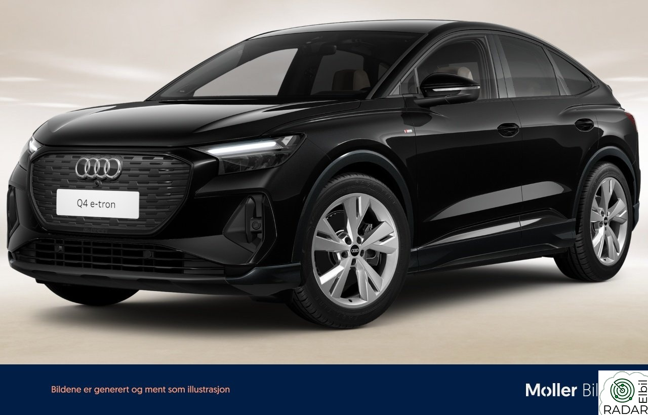 AUDI Q4 SPORTBACK 50 E TRON Sportback 50 quattro - SONOS, R.Kam, SortOptikk, S Line