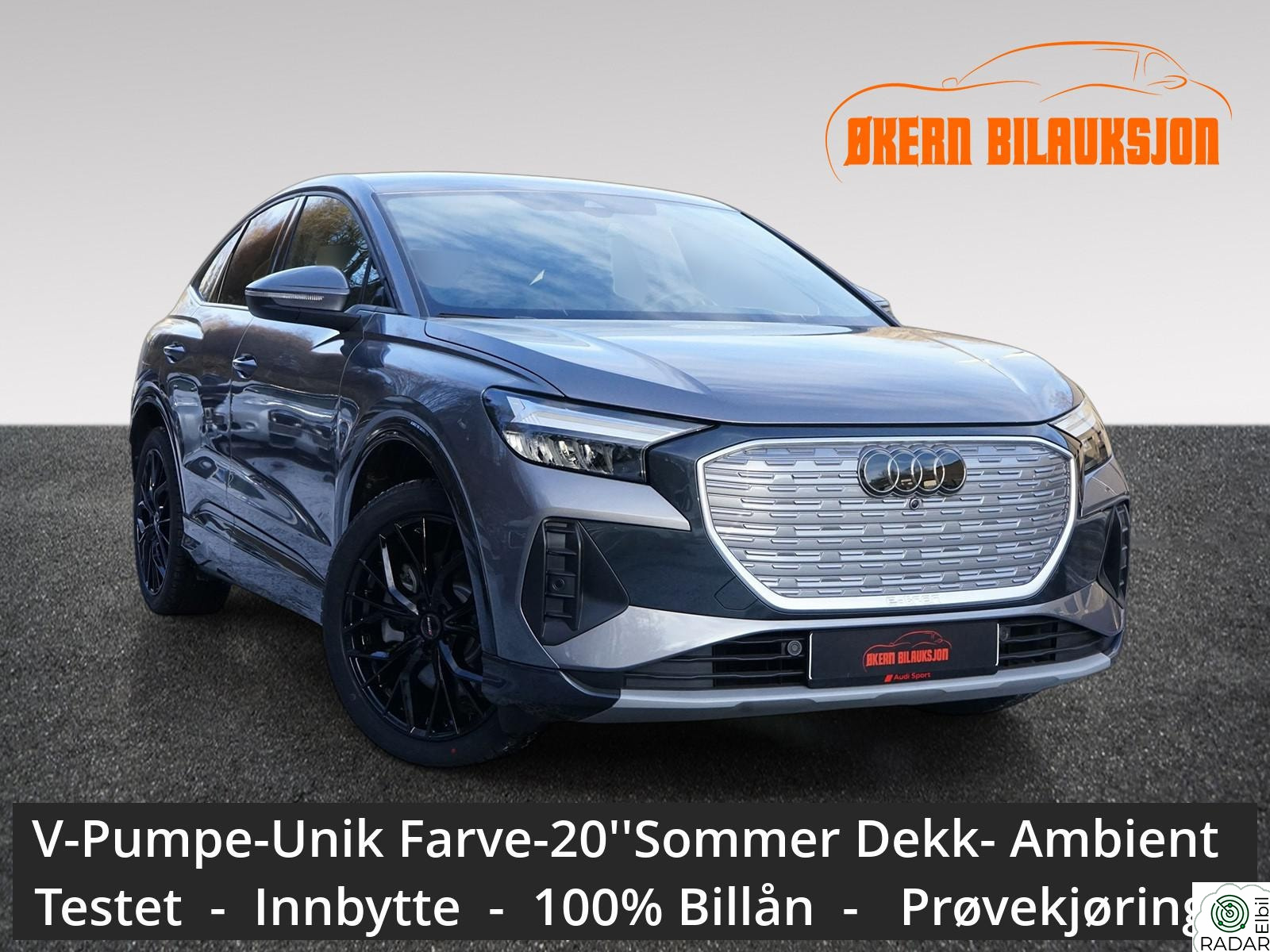 AUDI Q4 SPORTBACK 50 E TRON 50 Sportback 4x4/ NY BIL! /SKINN/SONOS/MATRIX/Krok/20