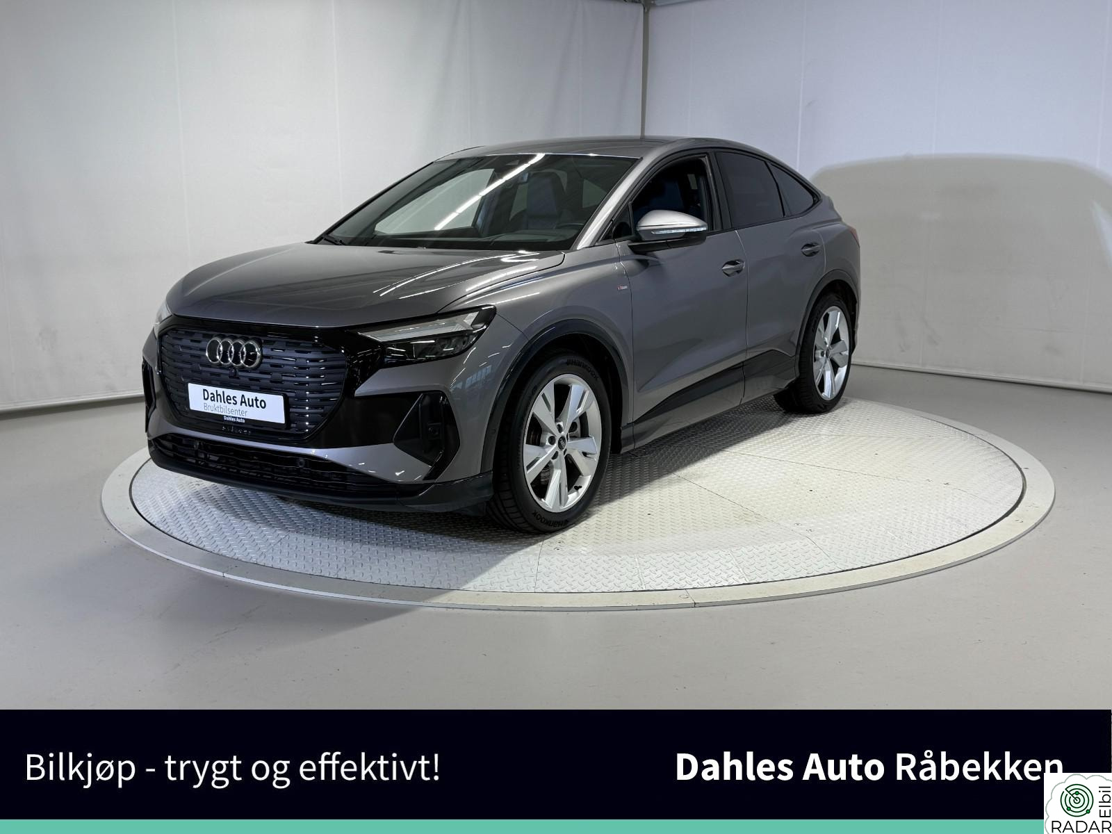 AUDI Q4 Sportback 45 e-tron 45 Quattro Sportback S-Line/Kamera/HUD/Sort Optikk/ACC