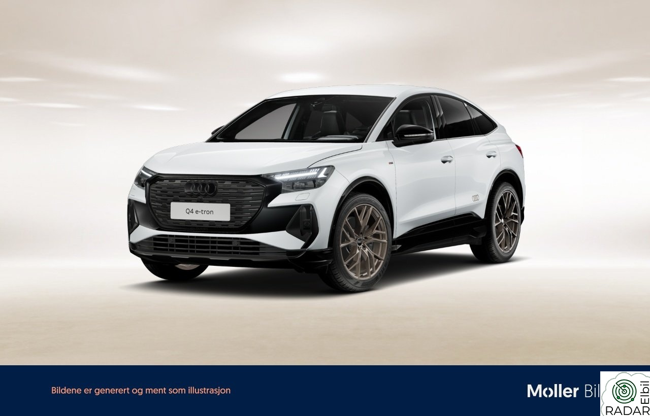 AUDI Q4 Sportback 55 e-tron SB 55 Q EDT S-LINE Navi, hengerfeste, Led-Matrix +