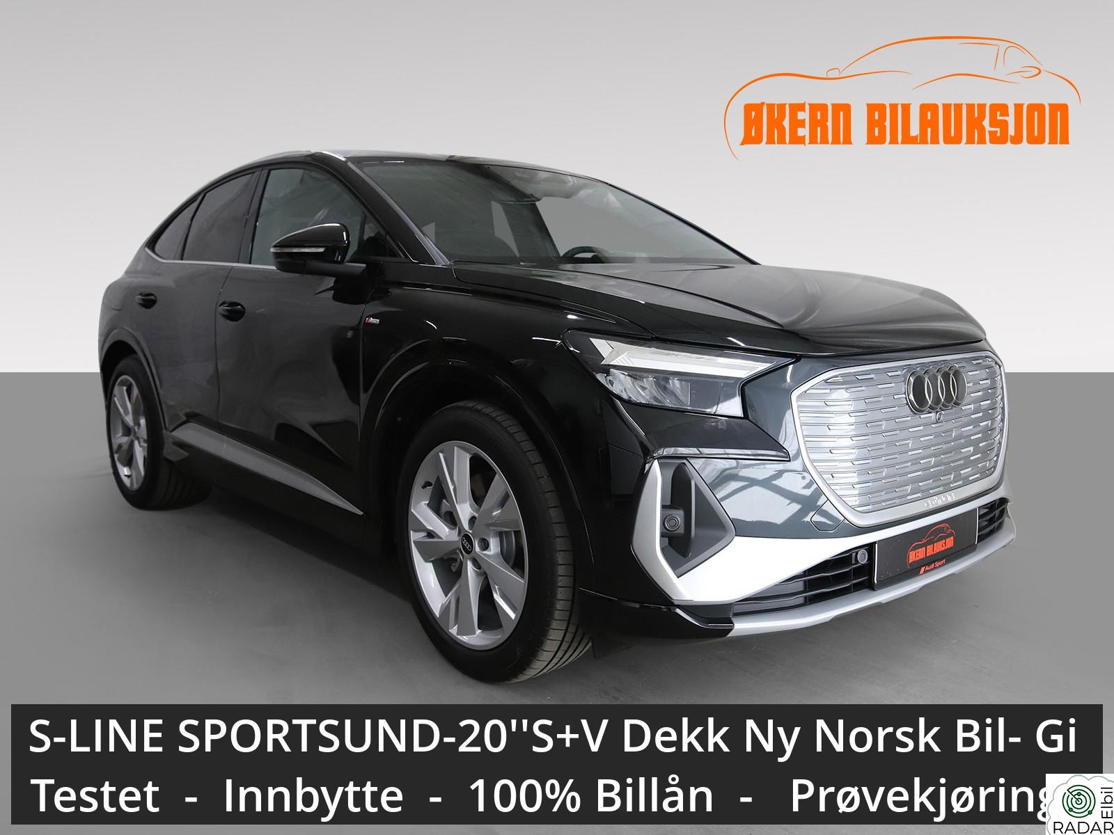 AUDI Q4 SPORTBACK 50 E TRON Sportback 50 4x4 S-LINE/ NY BIL! /SKINN/SONOS/MATRIX