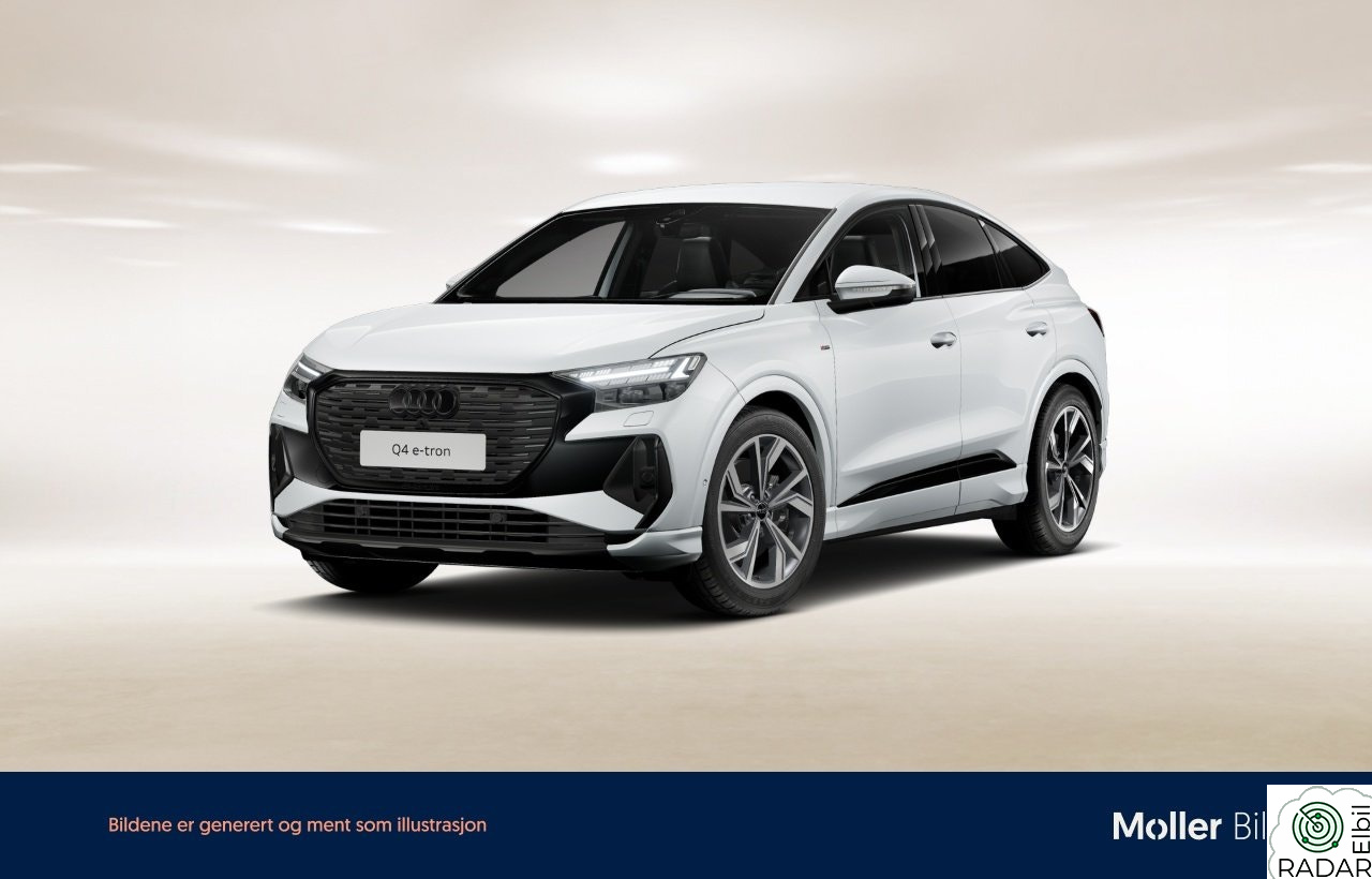 AUDI Q4 SPORTBACK 50 E TRON Sportback 50 q -HUD, SONOS, S Line, Matrix, Sort Optikk