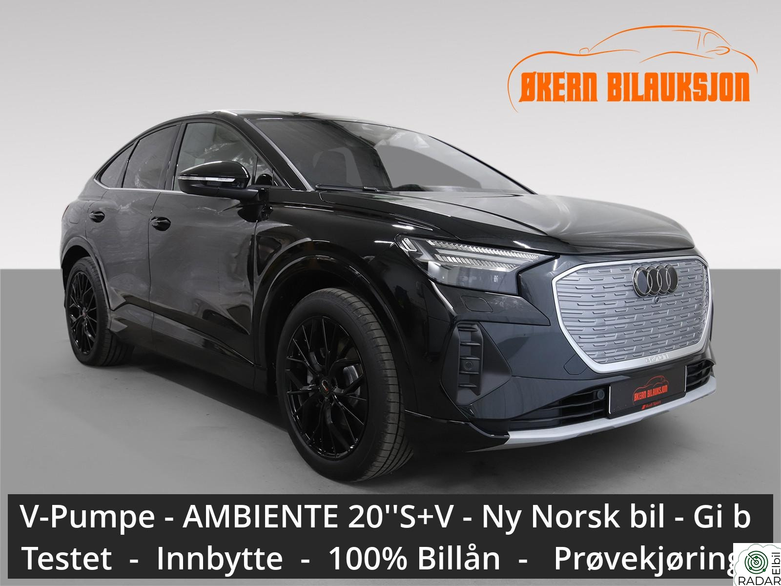 AUDI Q4 SPORTBACK 50 E TRON Sportback 50 4x4 NÅ MED UTVIDET GAR-Sonos-Matrix-Krok