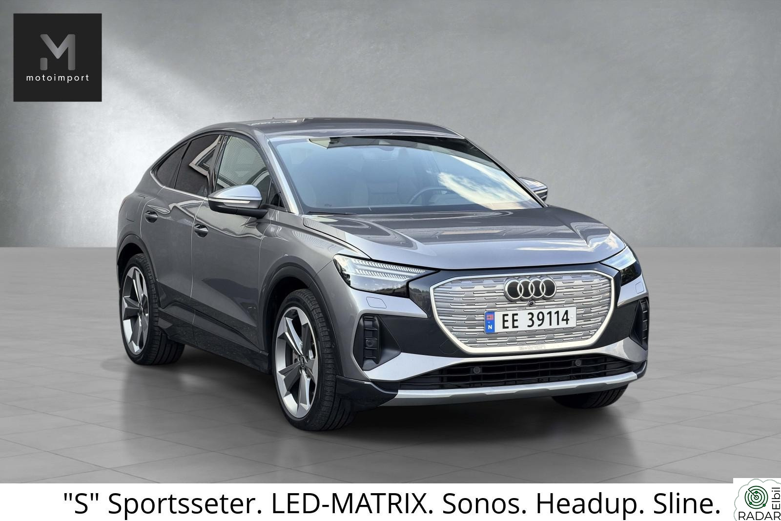 AUDI Q4 SPORTBACK 50 E TRON 50/SPORTBACK/SLINE/21"/"S"SETER/HEADUP/SONOS/LED-MATRIX