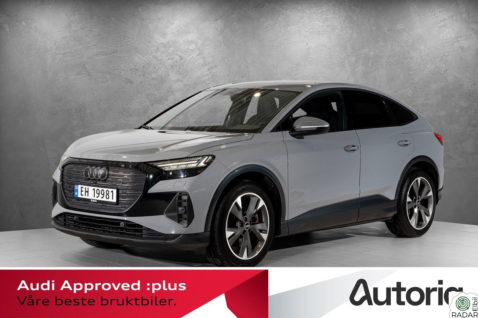 AUDI Q4 SPORTBACK 45 E TRON Q4 sb 45 quatt S-line | Sort optikk | Panorama | Sonos